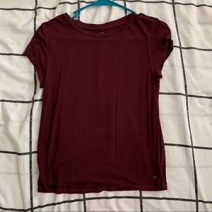 AMERICAN EAGLE SOFT AND SEXY MAROON TEE